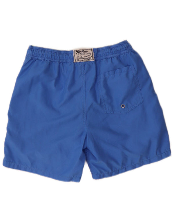 Polo Ralph Lauren Boys Swimming Short 14-15 Years Large Blue Polyester