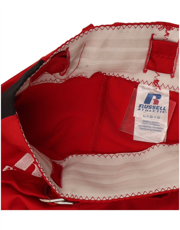 Russell Athletic Ανδρικό βερμούδα αθλητικό σορτς μεγάλο κόκκινο χρώμα νάιλον