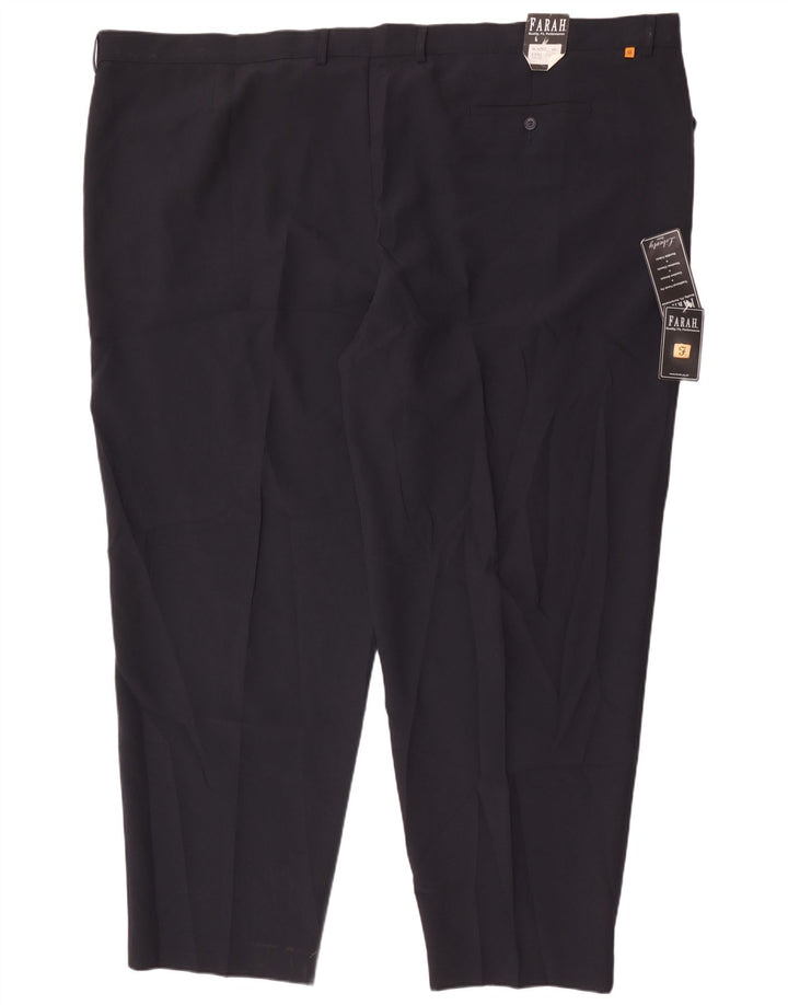 Farah Ανδρικό ίσιο casual παντελόνι W60 L33 Navy Blue Polyester