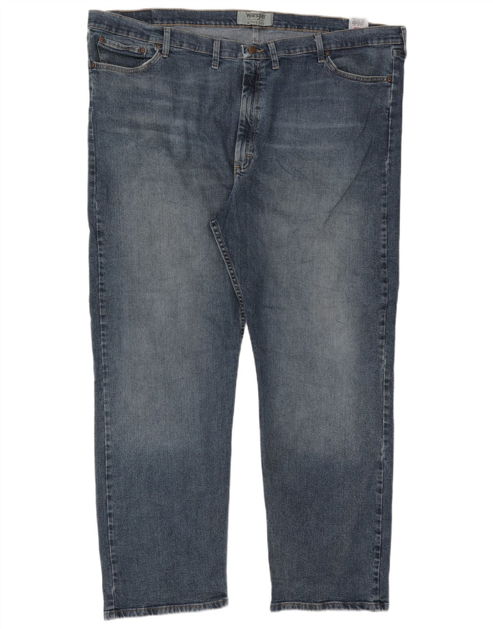 Ανδρικό τζιν Wrangler ίσιο W52 L32 Μπλε βαμβακερό