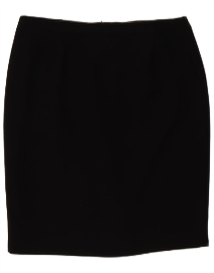 Minuet Γυναικεία Pencil Φούστα UK 14 Large W32 Μαύρο Πολυεστέρας