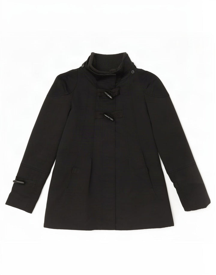 Zara Γυναικείο Κοντό Πανωφόρι UK 10 Small Black