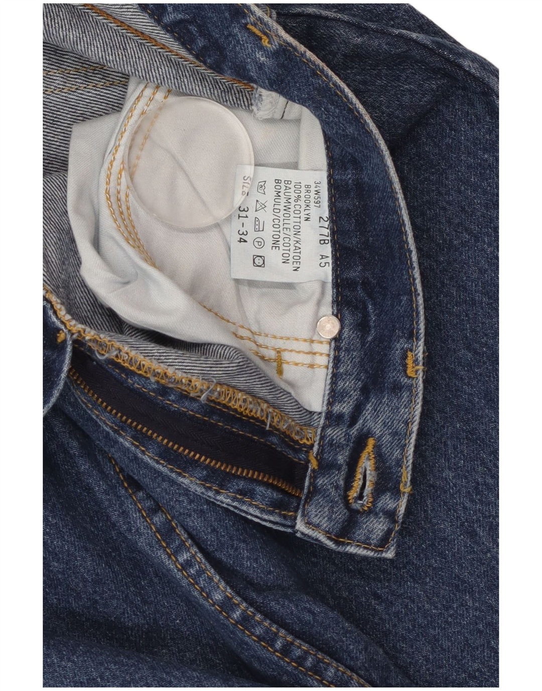 LEE Ανδρικό τζιν Brooklyn Straight W31 L34 Μπλε βαμβακερό