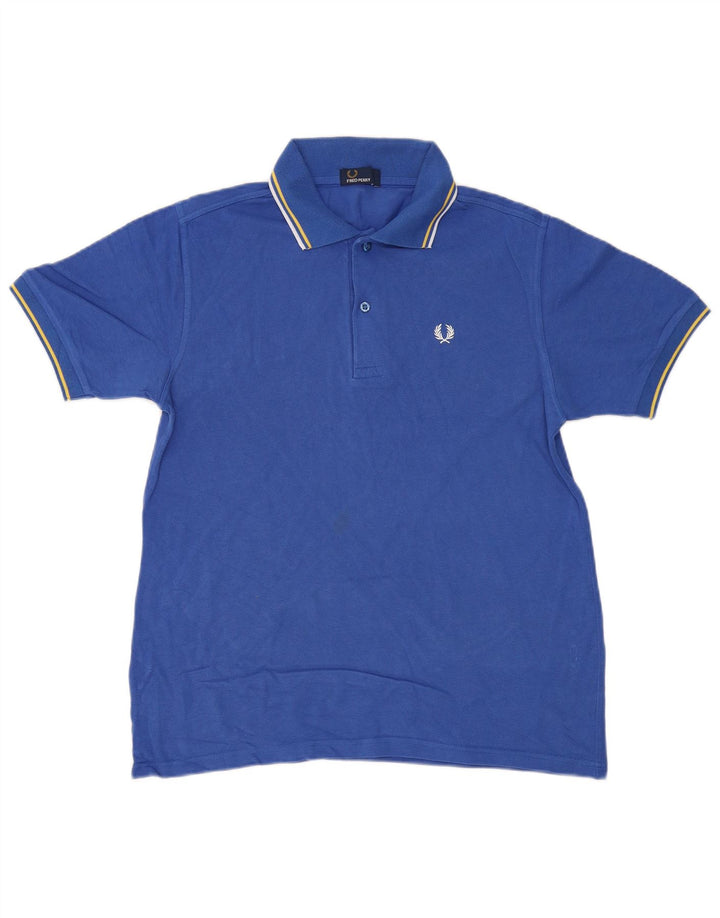 FRED PERRY Αγόρι Πόλο Μπλουζάκι 15-16 ετών Μεγάλο Μπλε Βαμβακερό