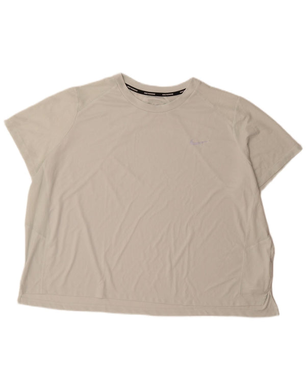Ανδρικό T-shirt Nike Dri Fit Top 3XL σε λευκό πολυεστέρα