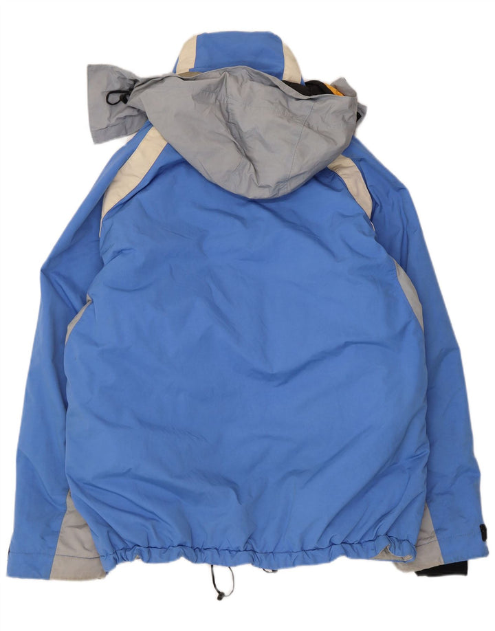 Ανδρικό μπουφάν με κουκούλα Belfe UK 38 Medium Blue Colourblock