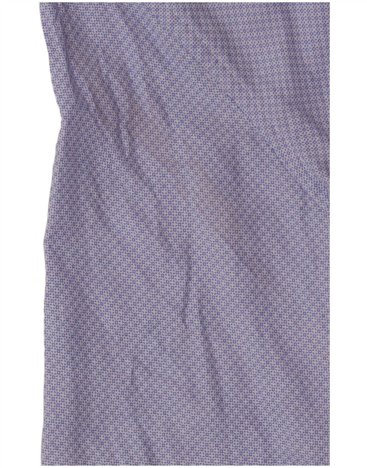 Ανδρικό πουκάμισο Dack's Slim Fit Large Blue Argyle/Diamond Cotton