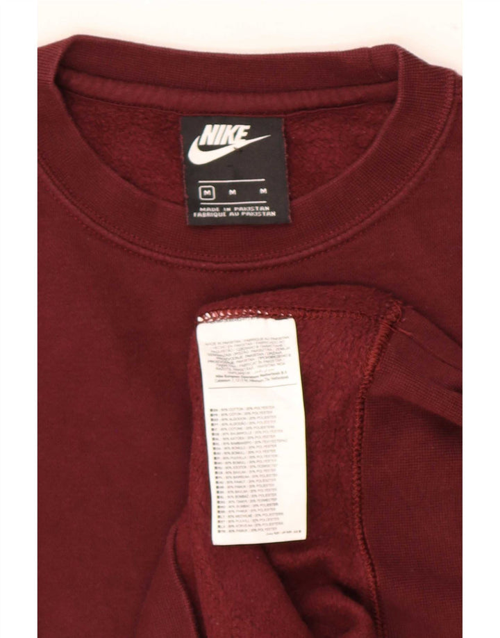 Ανδρικό φούτερ Nike Jumper από μεσαίο βαμβακερό μπορντό