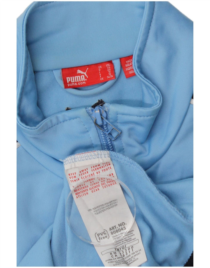 Μπουφάν Puma Boys αθλητική φόρμα 15-16 ετών μπλε πολυεστέρας