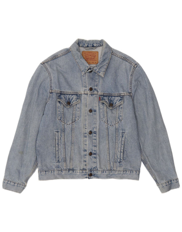 Levi's Mens 70503 Τζιν Μπουφάν UK 38 Μεσαίο Μπλε Βαμβακερό