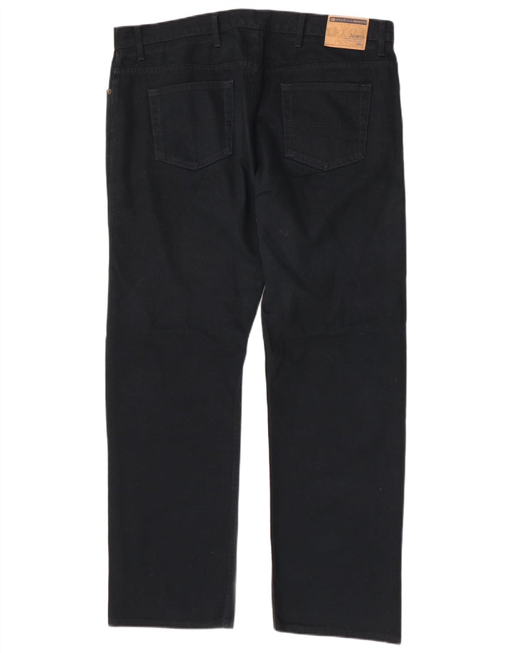 Ανδρικό τζιν ίσιο Marks & Spencer W40 L31 Navy Blue Cotton