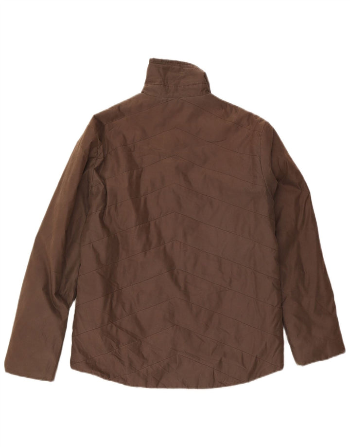 Fila Γυναικείο μπουφάν UK 10 Small Brown Πολυεστέρας