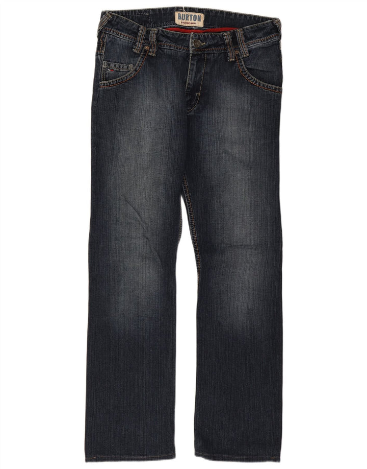Γυναικείο ίσιο τζιν Burton W32 L30, Navy Blue Cotton