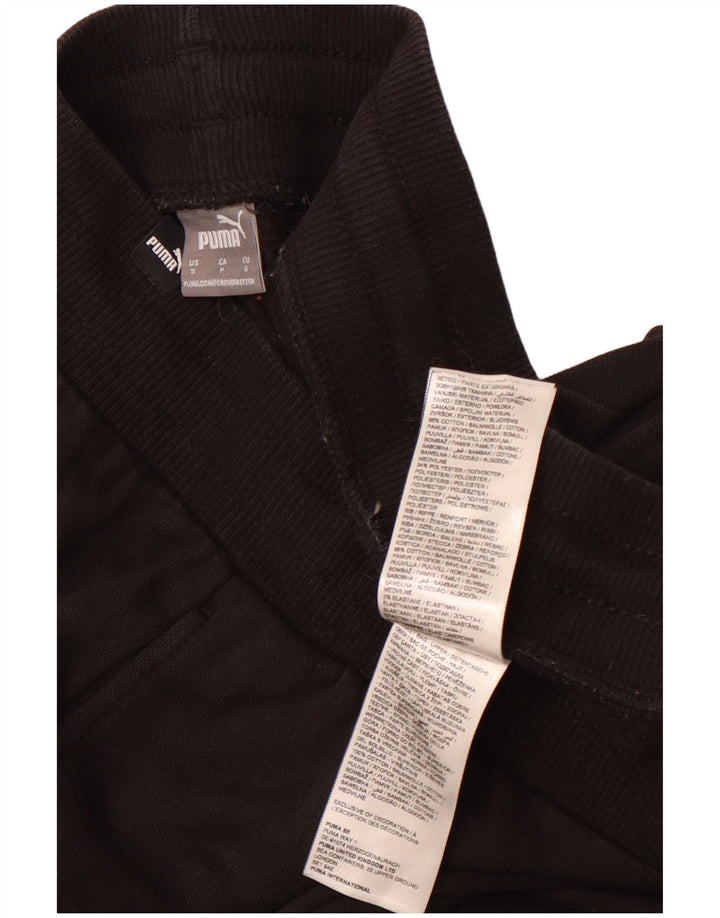 Ανδρική αθλητική φόρμα Puma Παντελόνι Joggers Μικρό μαύρο βαμβακερό