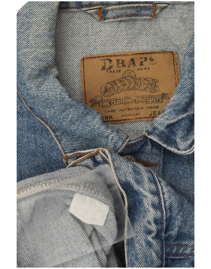 Vintage γυναικείο τζιν μπουφάν UK 14 Medium Blue