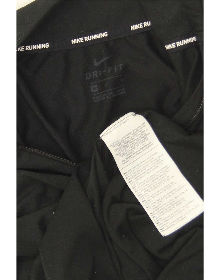 Γυναικεία φόρμα πουλόβερ με φερμουάρ Nike Dri Fit Top UK 14 Medium Black