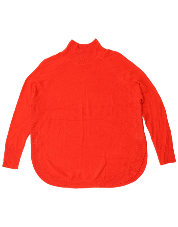 Marks & Spencer Γυναικείο πουλόβερ με λαιμό χελώνα UK 14 Medium Red