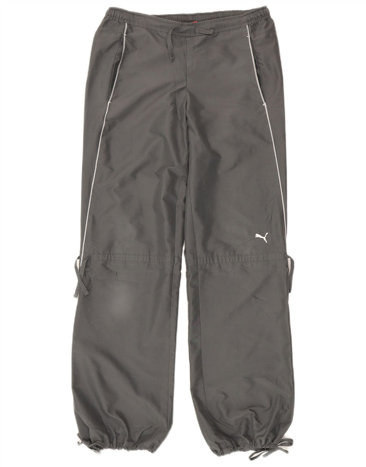 Puma Γυναικεία αθλητική φόρμα Παντελόνι Joggers UK 10 Small Grey Polyester