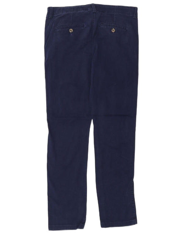 Izod Boys ίσιο παντελόνι Chino 15-16 ετών W30 L28 Navy Blue Cotton