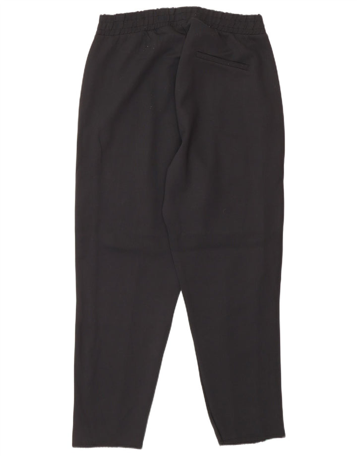 Zara Γυναικεία φόρμα παντελόνια UK 12 Medium Black Colourblock Polyamide