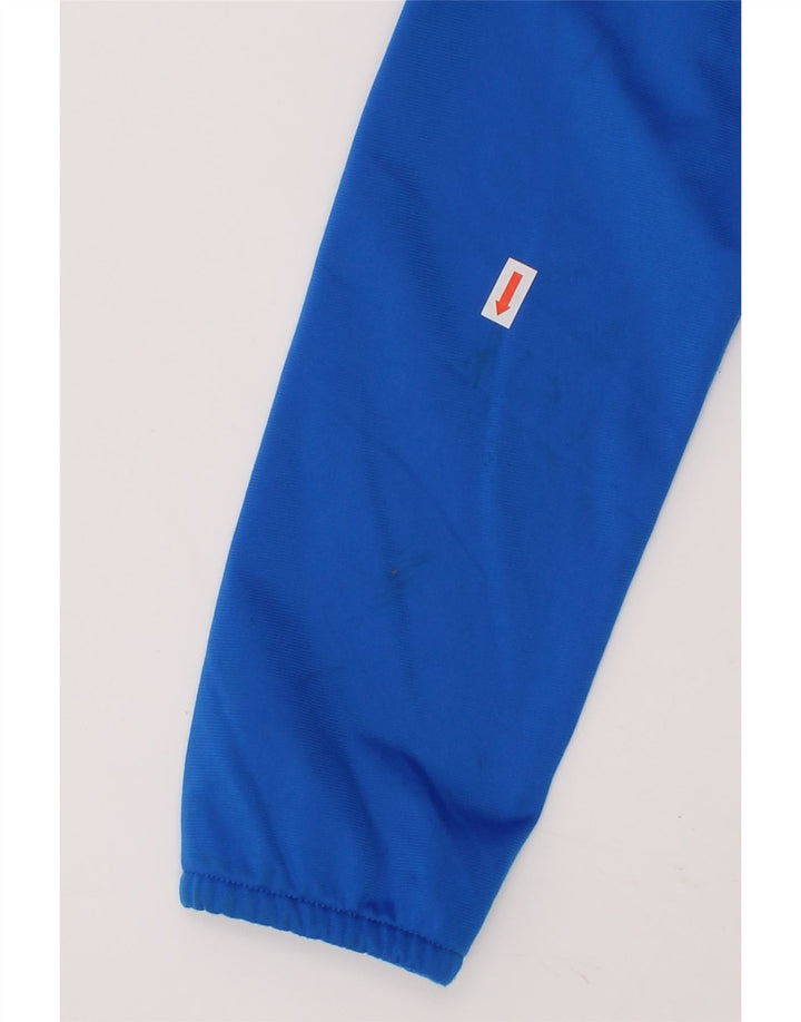 PUMA Boys Graphic Tracksuit Top Jacket 7-8 Years Blue Colourblock Vintage Puma and Second-Hand Puma from Messina Hembry 