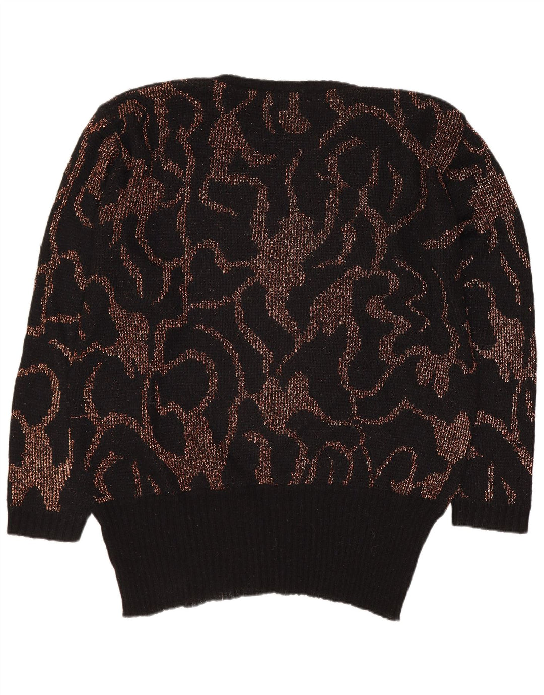 Dolores Γυναικείο Abstract Pattern Boat Neck Jumper πουλόβερ EU 40 Medium Black
