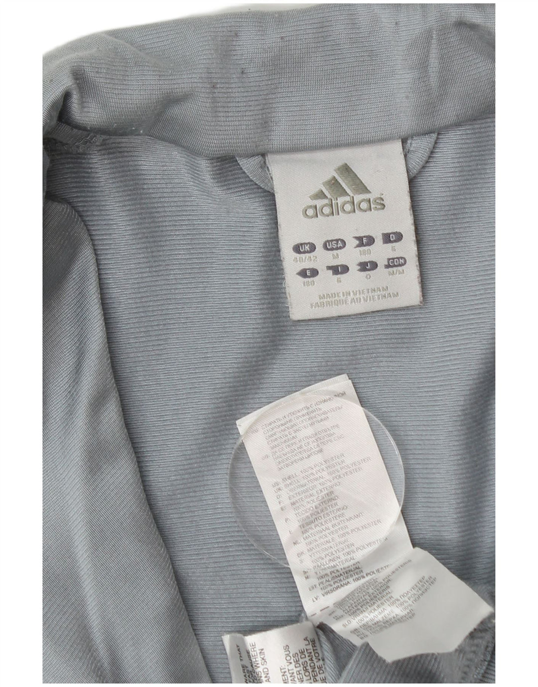 Ανδρική φόρμα Adidas Top Jacket UK 40/42 Medium Grey Colorblock Polyester