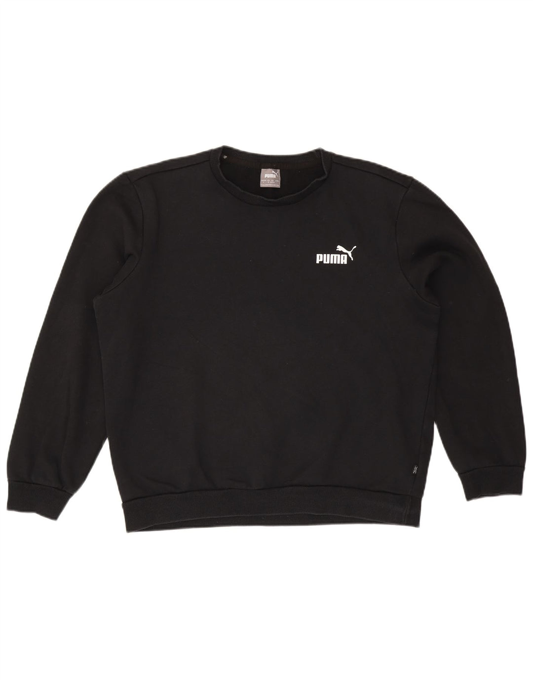 Ανδρικό φούτερ Puma Jumper μεγάλο μαύρο βαμβακερό