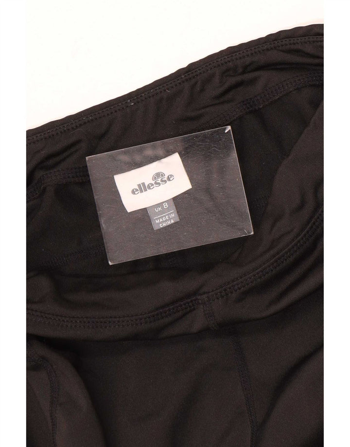 Ellesse Γυναικεία Κάπρι Κολάν UK 8 Small Black