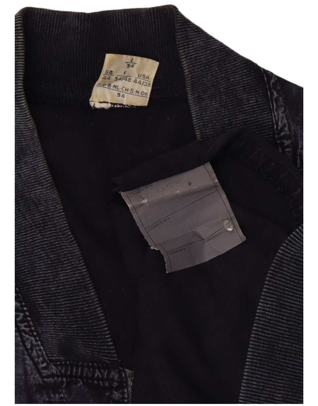 Belfe & Belfe Ανδρικό Τζιν Μπουφάν UK 44 2XL Navy Blue Cotton