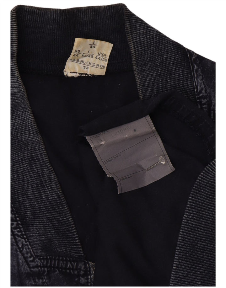 Belfe & Belfe Ανδρικό Τζιν Μπουφάν UK 44 2XL Navy Blue Cotton