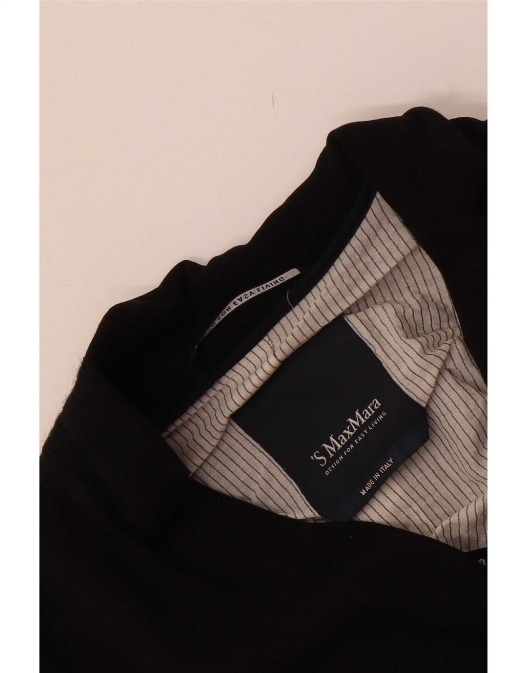 Max Mara Γυναικείο σακάκι blazer UK 4 XS Μαύρο με 3 κουμπιά