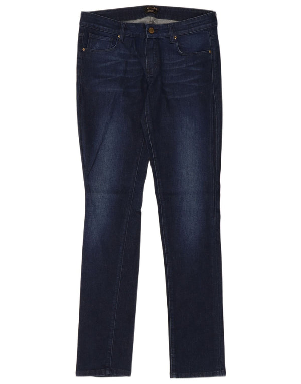 Massimo Dutti Γυναικεία Slim Jeans EU 38 Small W28 L32 Navy Blue
