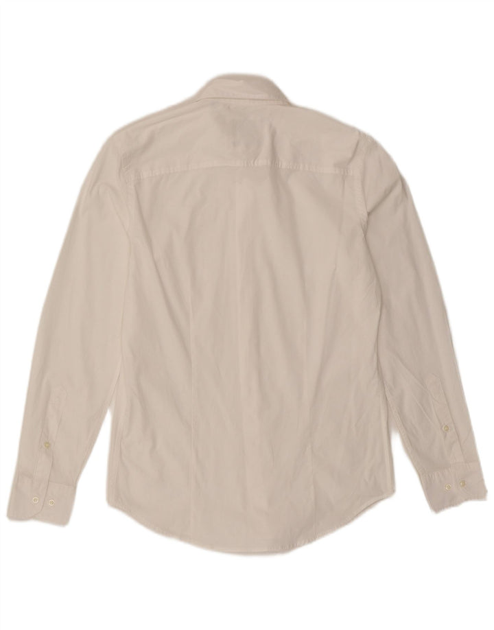 Sisley Ανδρικό πουκάμισο Slim Fit Size 40 15 3/4 Medium White
