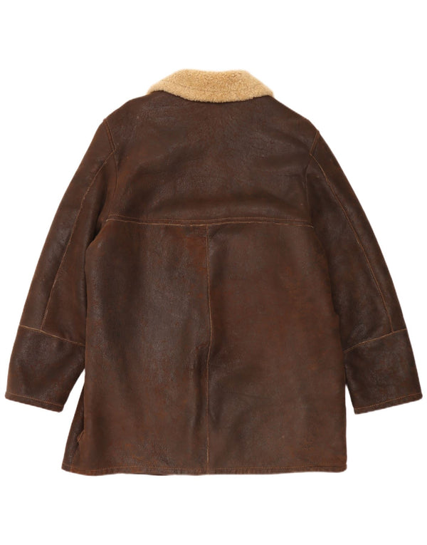 Pirbos Ανδρικό Shearling Jacket IT 58 4XL Brown Shearling