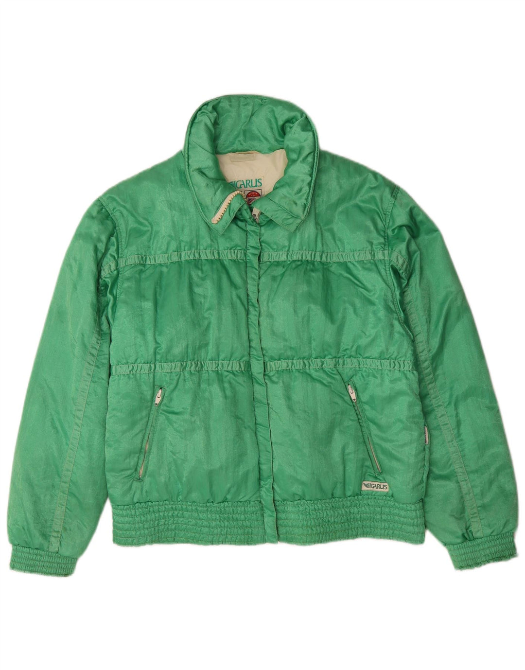 Icarus Γυναικείο μπουφάν UK 14 Medium Green Polyamide