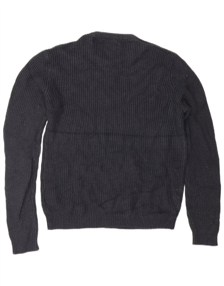 Jack & Jones Ανδρικό πουλόβερ με λαιμόκοψη μεσαίου μπλε ακρυλικό