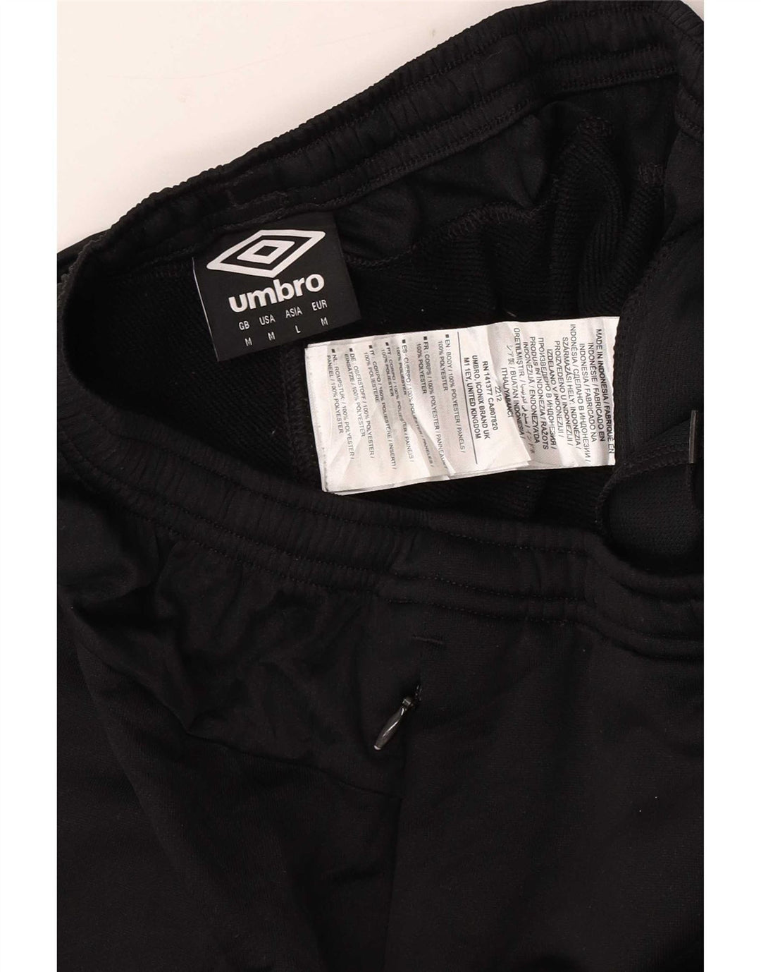 Umbro Mens Burnley F.C. Γραφικό παντελόνι αθλητικής φόρμας μεσαίο μαύρο πολυεστέρα