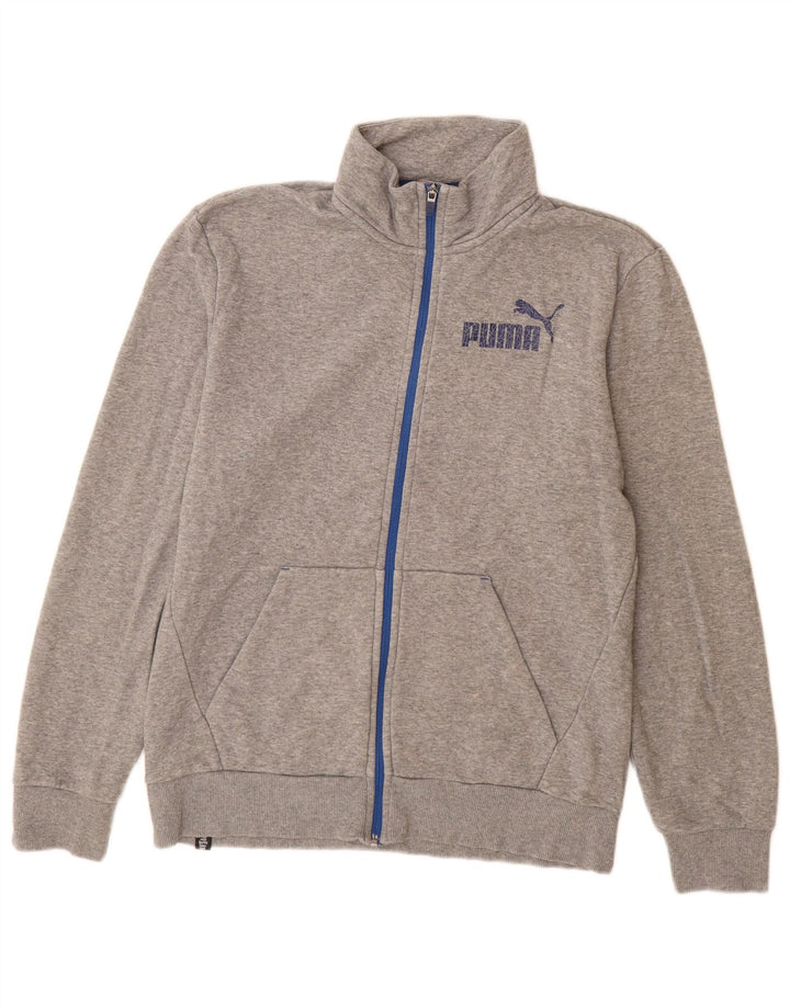 Ανδρική φόρμα φόρμας Puma με γραφικό φόρεμα, Μπουφάν από βαμβακερό μεσαίο γκρι