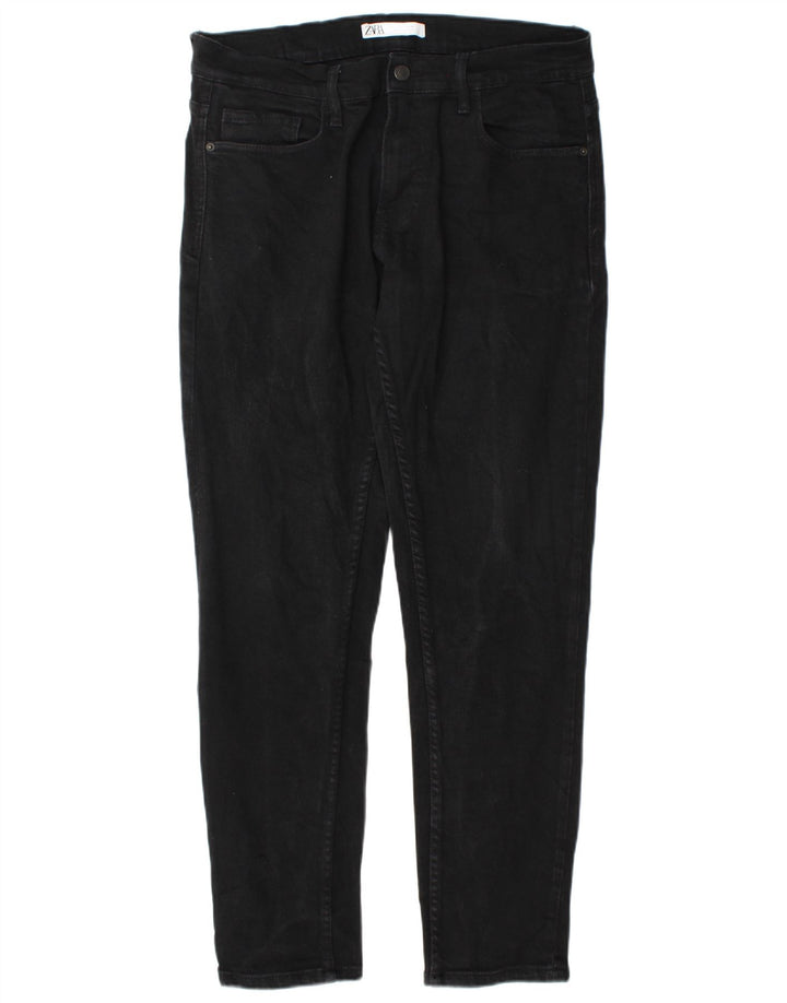 Zara Ανδρικό Slim Jeans EU 44 Large W34 L31 Μαύρο