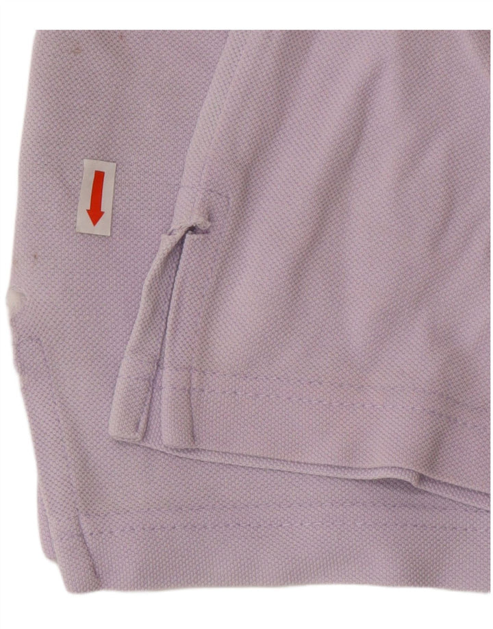 MURPHY & NYE Γυναικείο Πόλο Μπλουζάκι UK 10 Small Purple Cotton