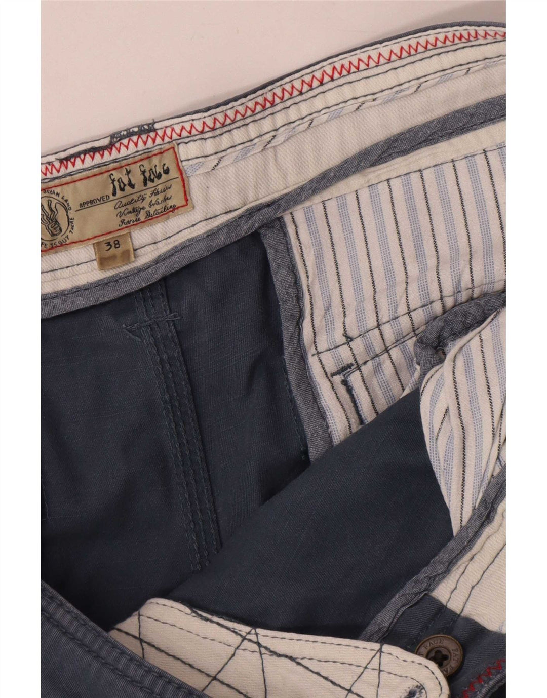 Ανδρικό σορτς Cargo Fat Face W38 XL Navy Blue Cotton