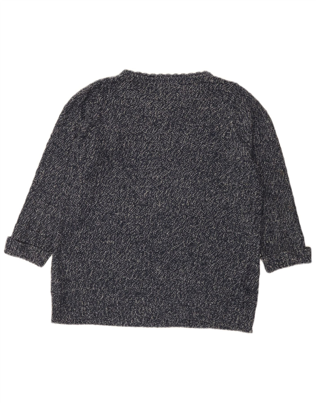 Marks & Spencer Γυναικείο πουλόβερ με λαιμό σκάφος UK 12 Medium Navy Blue