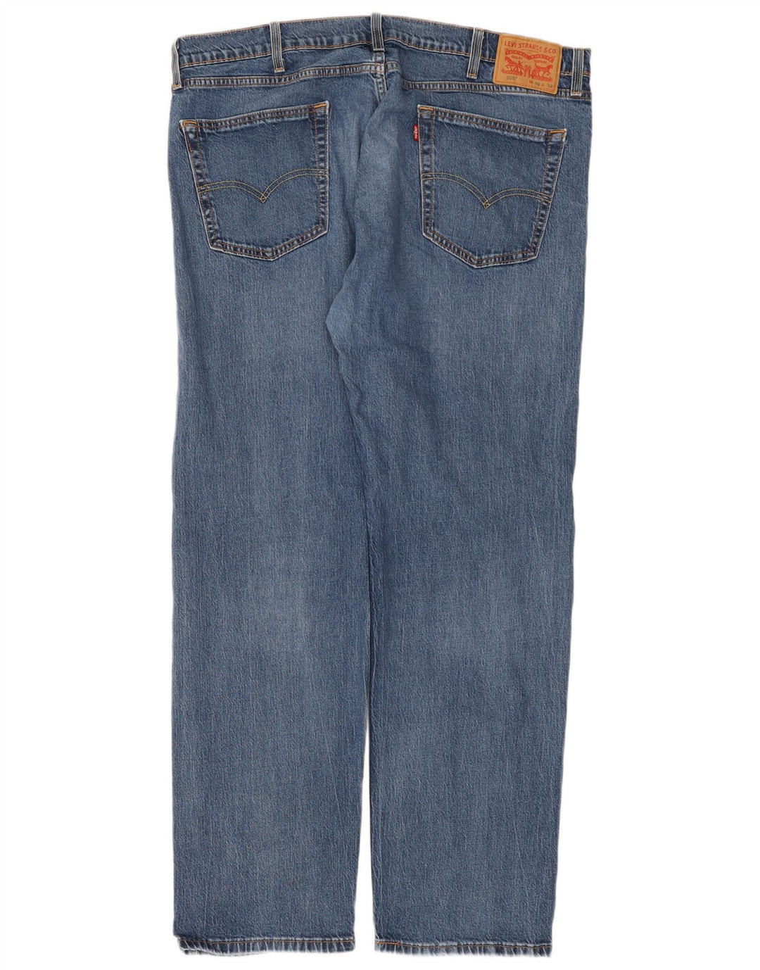 Levi's Mens 505 Straight Jeans W40 L32 Μπλε Βαμβακερό