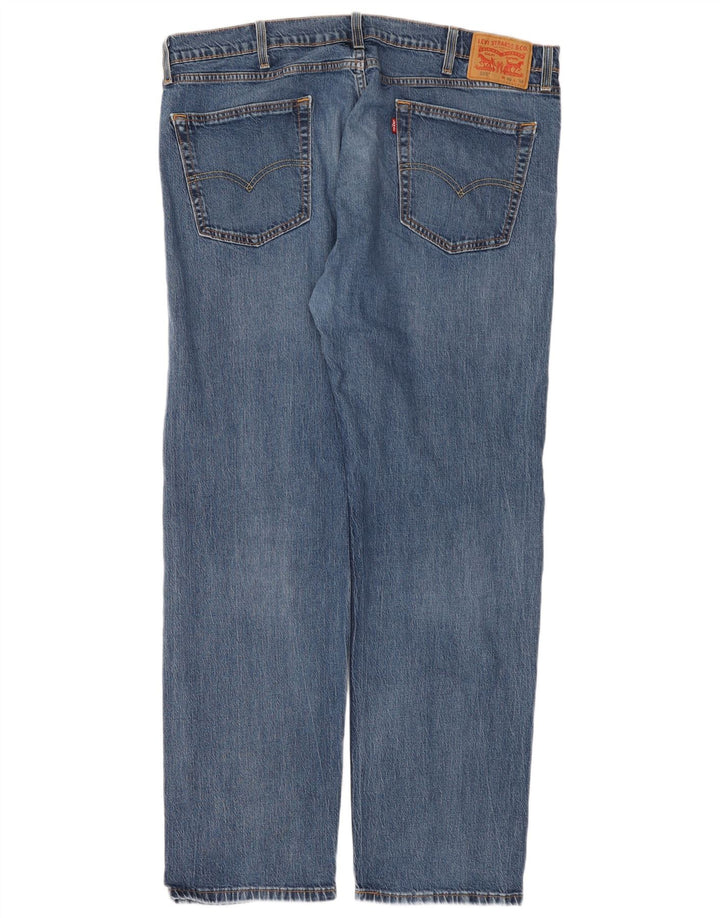 Levi's Mens 505 Straight Jeans W40 L32 Μπλε Βαμβακερό