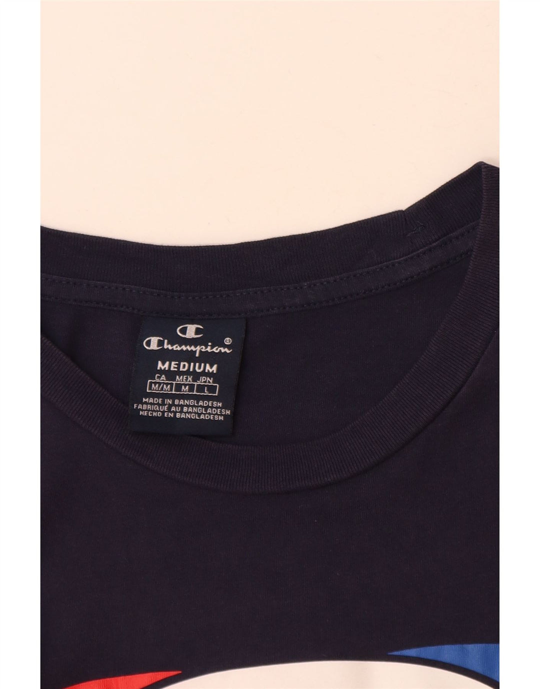 Ανδρικό T-Shirt Champion Graphic Top Medium Navy Blue