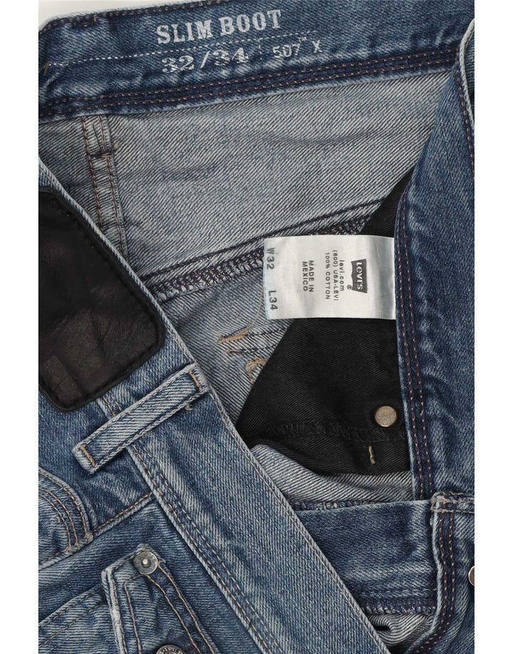 Γυναικείο Levi's Slim Bootcut Jeans W32 L31 Μπλε βαμβακερό