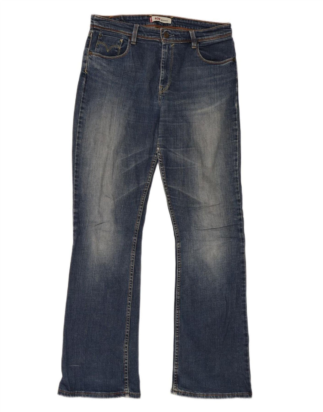 Levi's Womens 629 Bootcut Jeans W32 L32 Μπλε βαμβακερό