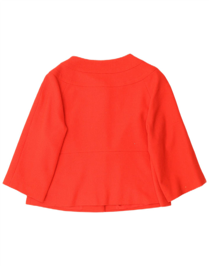 Laura Ashley Γυναικείο μπουφάν blazer UK 16 μεγάλου κόκκινου πολυεστέρα