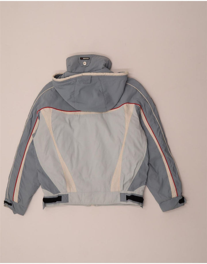 Aesse Γυναικείο μπουφάν σκι με κουκούλα IT 48 XL Blue Colorblock Polyester